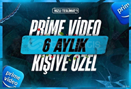 ⭐️[SORUNSUZ] 6 AYLIK KİŞİYE ÖZEL PRİME VİDEO⭐️