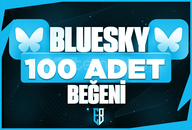 ⭐[SORUNSUZ]⚡BLUESKY 100 GERÇEK BEĞENİ⭐
