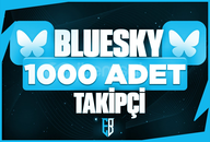 ⭐[SORUNSUZ]⚡BLUESKY 1000 GERÇEK TAKİPÇİ⭐