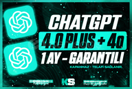 Sorunsuz | ChatGPT 4.0 PLUS + Dall-e (1 Aylık)
