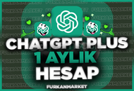 ⭐SORUNSUZ CHATGPT PLUS 4.0 |1AYLIK| GARANTİLİ!⭐