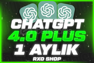 ⭐SORUNSUZ CHATGPT PLUS 4.0 + 4-0 1 AYLIK ⭐