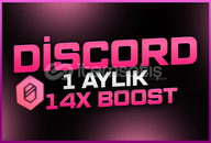 ⭐️[SORUNSUZ] Discord 1 Aylık 14x Boost ⭐️