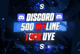 ⭐ [SORUNSUZ] DİSCORD 500 OFFLİNE TÜRK ÜYE ⭐