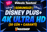 SORUNSUZ | Disney+ 1 Aylık 4k Ultra HD + GARANTİ