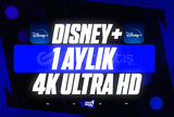 ⭐[SORUNSUZ] Disney Plus 4K Ultra HD + 1 Aylık