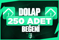⭐[SORUNSUZ]⚡DOLAP 250 TÜRK BEĞENİ⭐