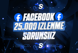 ⭐[SORUNSUZ] FACEBOOK 25000 İZLENME⭐