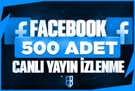 ⭐[SORUNSUZ]⚡FACEBOOK 500 CANLI YAYIN İZLENME⭐