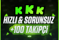 [SORUNSUZ & HIZLI] 100 TAKİPÇİ ⭐️ KİCK⭐️