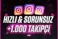 [SORUNSUZ & HIZLI] 1000 TAKİPÇİ ⭐️ İNSTAGRAM⭐️