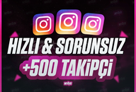 [SORUNSUZ & HIZLI] 500 TAKİPÇİ ⭐️ İNSTAGRAM⭐️