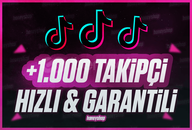 [SORUNSUZ & HIZLI] 1000 TAKİPÇİ ⭐️ TİKTOK ⭐️