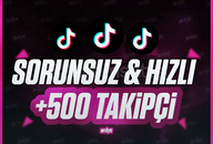 [SORUNSUZ & HIZLI] 500 TAKİPÇİ ⭐️ TİKTOK ⭐️