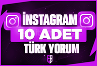 ⭐[SORUNSUZ]⚡İNSTAGRAM 10 TÜRK Yorum⭐