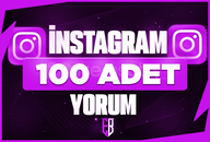 ⭐[SORUNSUZ]⚡İNSTAGRAM 100 Yorum⭐