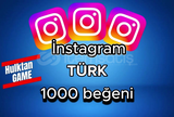 [Sorunsuz] İnstagram 1000 beğeni TÜRK