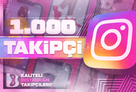 ⭐[Sorunsuz] İnstagram 1.000 Gerçek Takipçi⭐