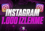 ⭐[SORUNSUZ] İNSTAGRAM 1000 İZLENME⭐