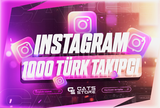 ⭐[SORUNSUZ] İNSTAGRAM 1000 TÜRK GERÇEK TAKİPÇİ⭐