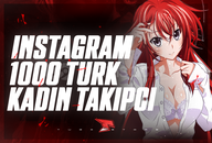 ⭐[Sorunsuz] İnstagram 1000 Türk Kadın Takipçi⭐