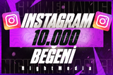 ⭐[Sorunsuz] İnstagram 10.000 Beğeni Kaliteli