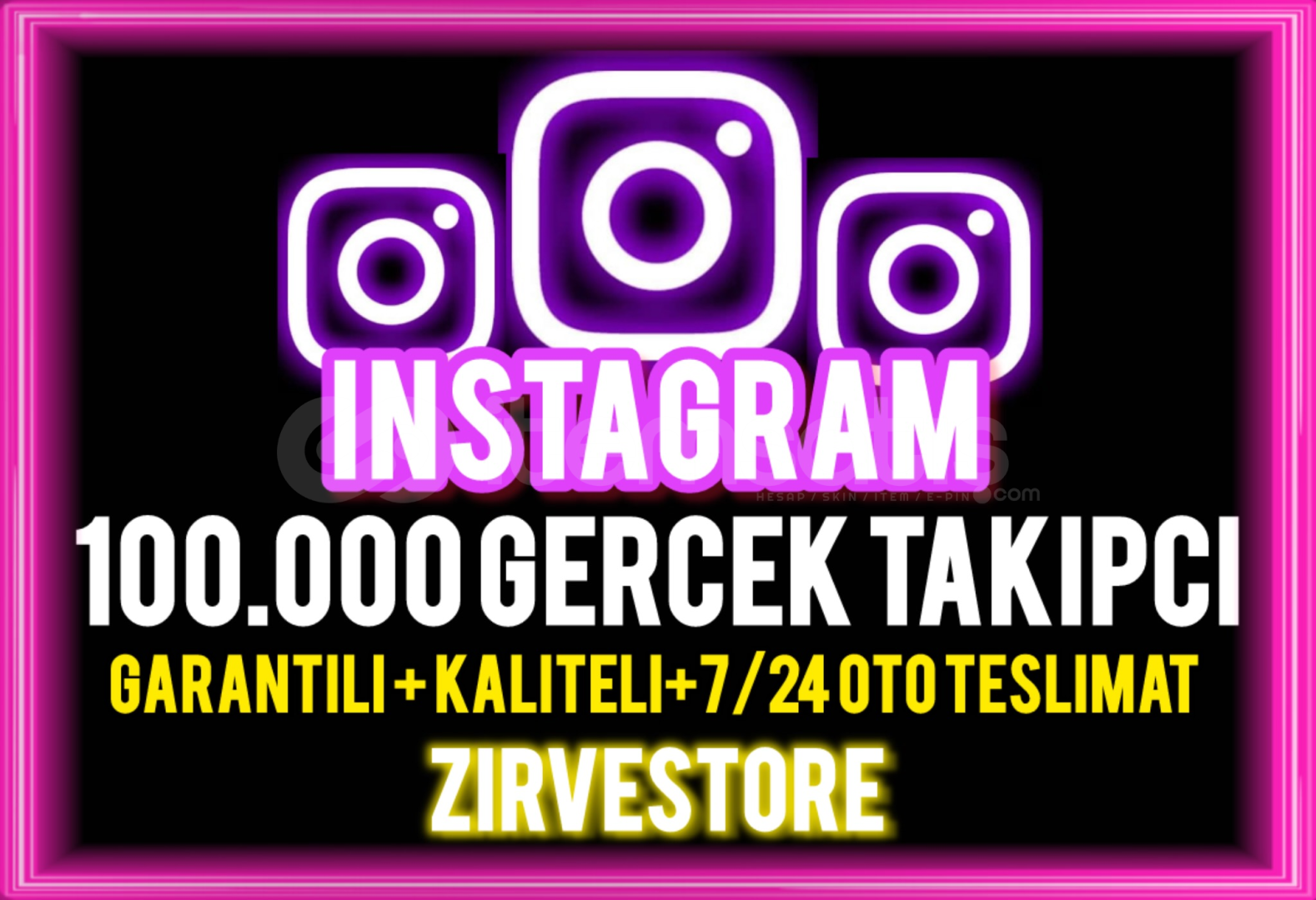 ⭐️SORUNSUZ⭐️ Instagram 100000 Gerçek Takipçi ⭐️SORUNSUZ⭐️ Instagram 100000 Gerçek Takipçi