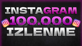 ⭐[SORUNSUZ] INSTAGRAM 100000 İZLENME ⭐