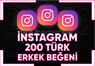 ⭐ [ SORUNSUZ ] INSTAGRAM 200 TÜRK ERKEK BEĞENİ ⭐