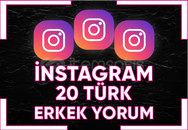 ⭐[ SORUNSUZ ] INSTAGRAM 20 TÜRK ERKEK YORUM ⭐