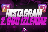 ⭐[SORUNSUZ] İNSTAGRAM 2000 İZLENME⭐