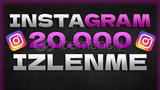⭐[SORUNSUZ] INSTAGRAM 20000 İZLENME ⭐