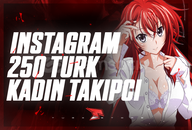 ⭐[Sorunsuz] İnstagram 250 Türk Kadın Takipçi⭐