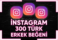 ⭐ [ SORUNSUZ ] INSTAGRAM 300 TÜRK ERKEK BEĞENİ ⭐