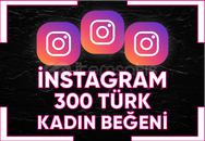 ⭐ [ SORUNSUZ ] INSTAGRAM 300 TÜRK KADIN BEĞENİ ⭐