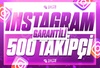 ⚡[HIZLI+GARANTİLİ] İNSTAGRAM 500 TAKİPÇİ⚡