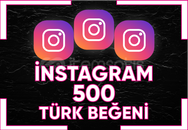 ⭐ [ SORUNSUZ ] INSTAGRAM 500 TÜRK BEĞENİ ⭐