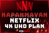 ⭐SORUNSUZ KAPANMAYAN 4K HDR Netflix HESAP⭐