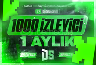 ✅[SORUNSUZ] Kick 1 Ay Türk 1000 İzleyici ⭐