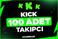 ✅[SORUNSUZ] Kick 100 Kaliteli Takipçi ⭐