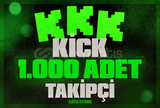 ⭐[SORUNSUZ] KİCK 1000 TAKİPÇİ⭐