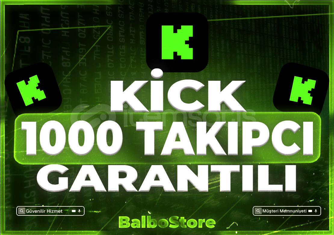 ⭐️(SORUNSUZ)⭐️KİCK 1.000 TAKİPÇİ+GARANTİ✅⭐️ ⭐️(SORUNSUZ)⭐️KİCK 1.000 TAKİPÇİ+GARANTİ✅⭐️