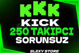 ⭐[SORUNSUZ] KİCK 250 TAKİPÇİ⭐