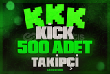 ⭐[SORUNSUZ] KİCK 500 TAKİPÇİ⭐