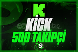 ⭐[SORUNSUZ] KİCK 500 TAKİPÇİ⭐