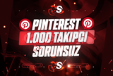 ⭐[SORUNSUZ] PİNTEREST 1000 TAKİPÇİ⭐