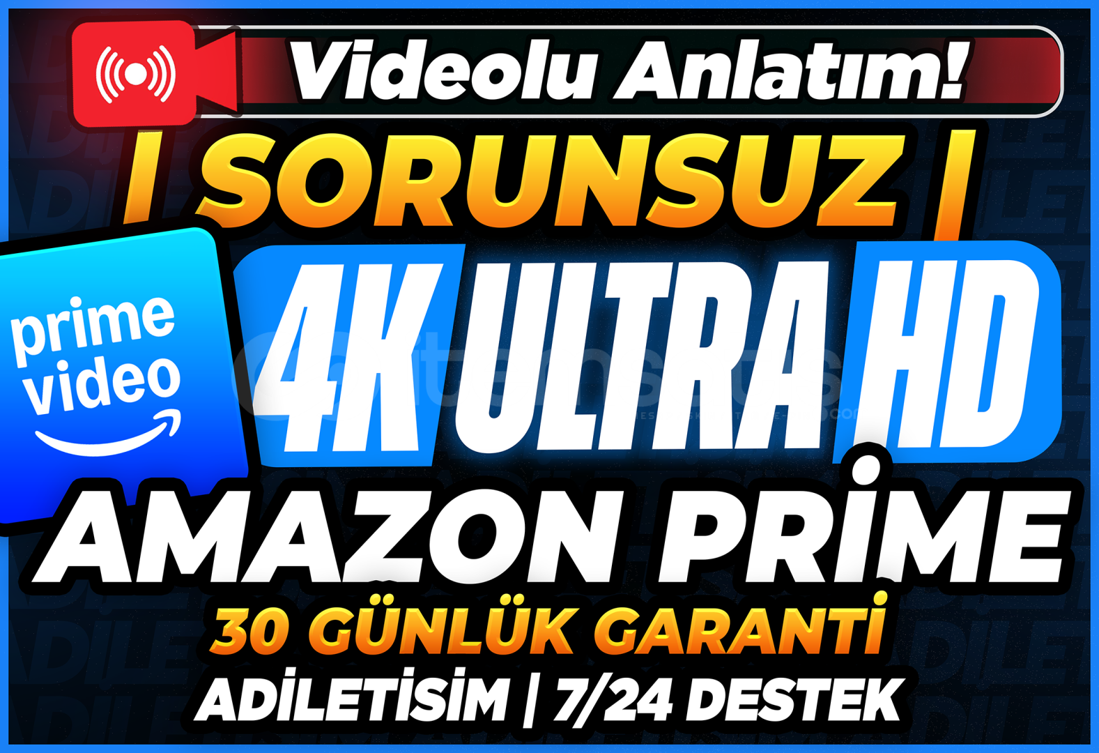 SORUNSUZ | Prime 4K Ultra HD + Garantili SORUNSUZ | Prime 4K Ultra HD + Garantili