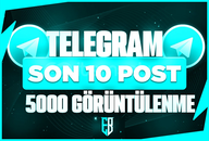 ⭐[SORUNSUZ]⚡SON 10 POST 5000 GÖRÜNTÜLENMESİ⭐