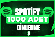 ⭐[SORUNSUZ]⚡SPOTİFY 1000 DİNLENME⭐