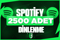⭐[SORUNSUZ]⚡SPOTİFY 2500 DİNLENME⭐